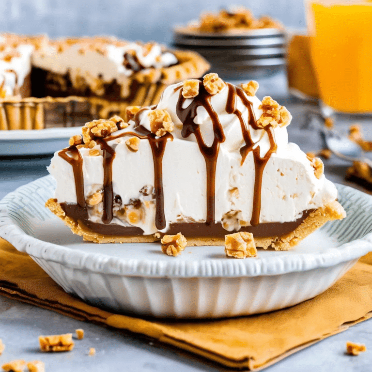 Frosty Toffee Bits Pie