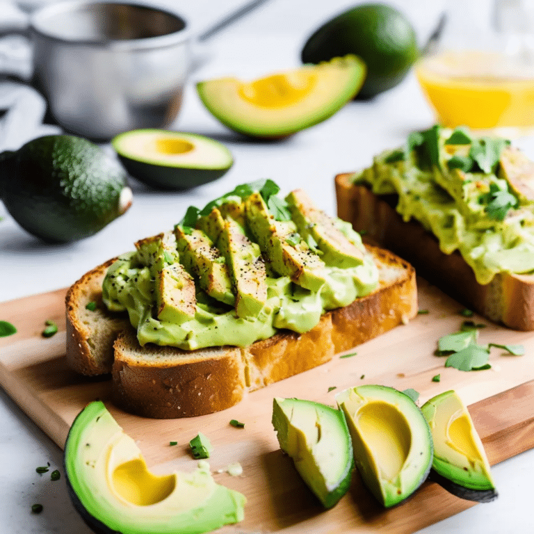 Garlic Bread Avocado Toast