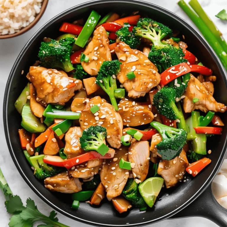 Garlic Chicken Stir Fry