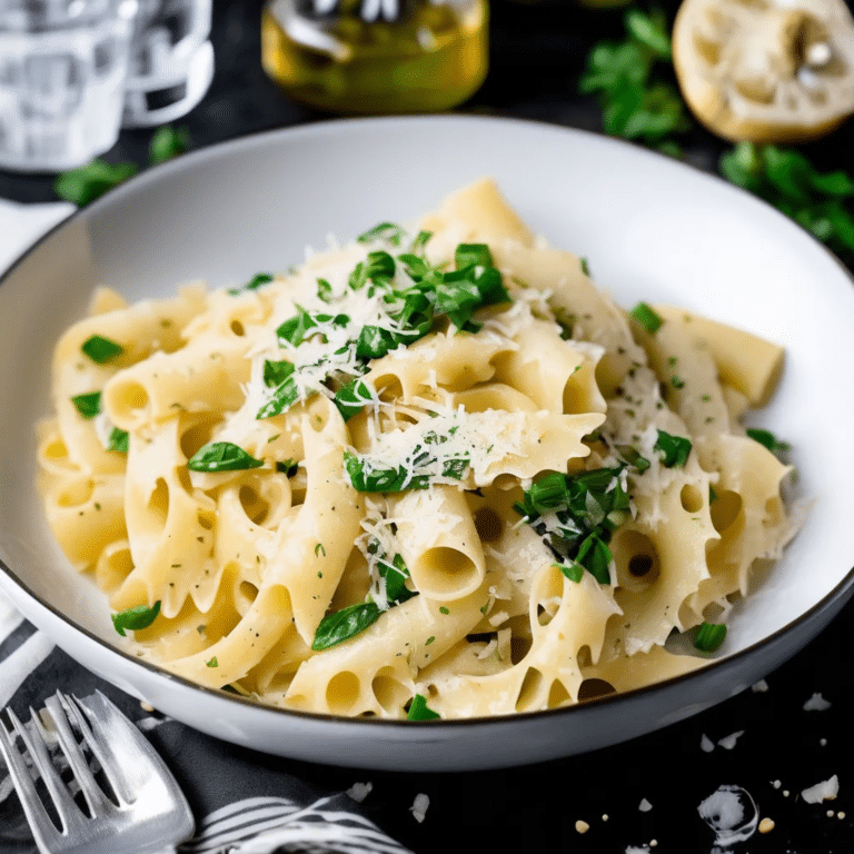 Garlic Parmesan Shellbows