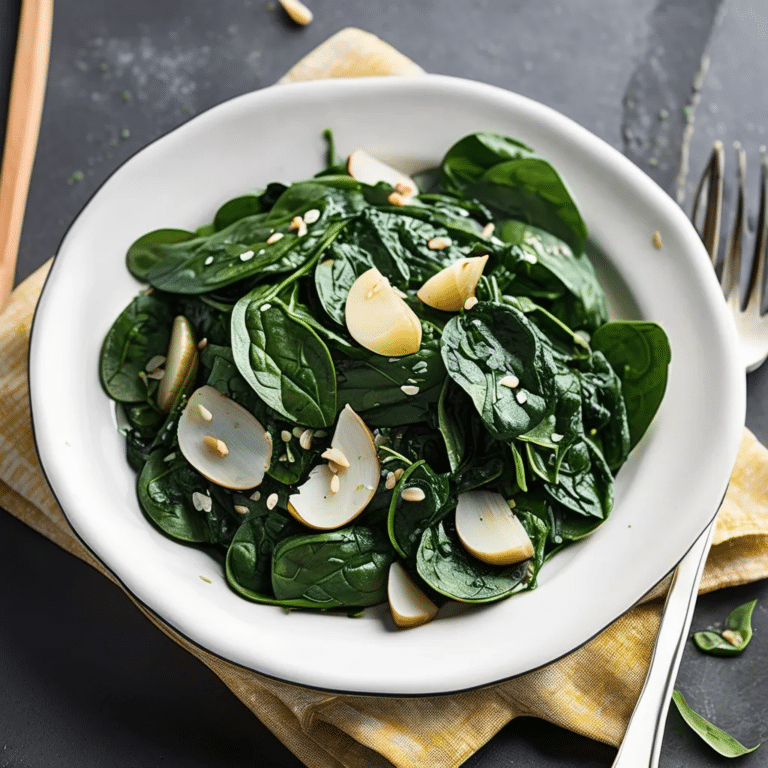 Garlic Spinach