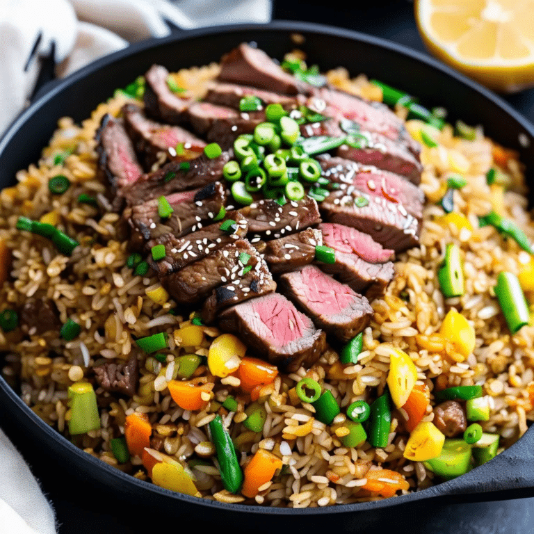 Ginger Steak Fried Rice