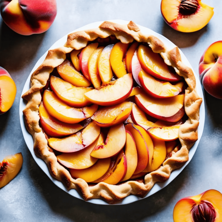 Golden Peach Pie