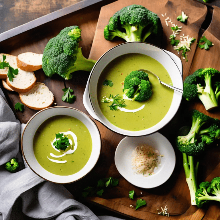 Gourmet Cream Of Broccoli Soup