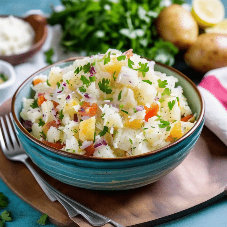Grated Potato Salad