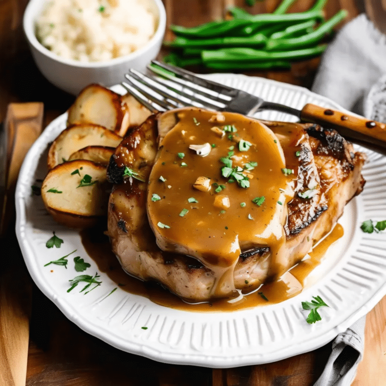 Gravy Baked Pork Chops