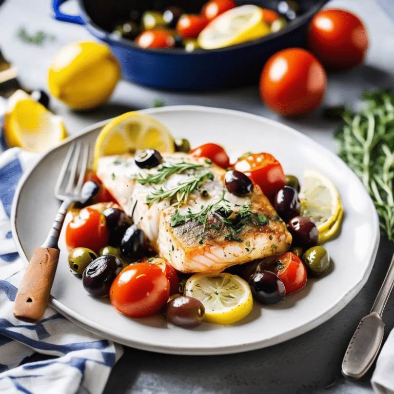 Greek Fish Bake