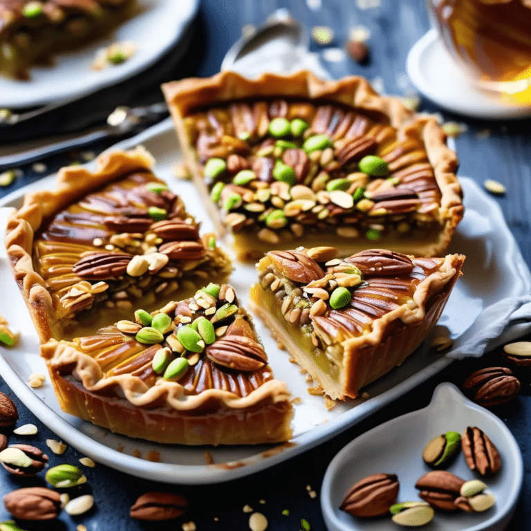 Greek Honey Nut Pie