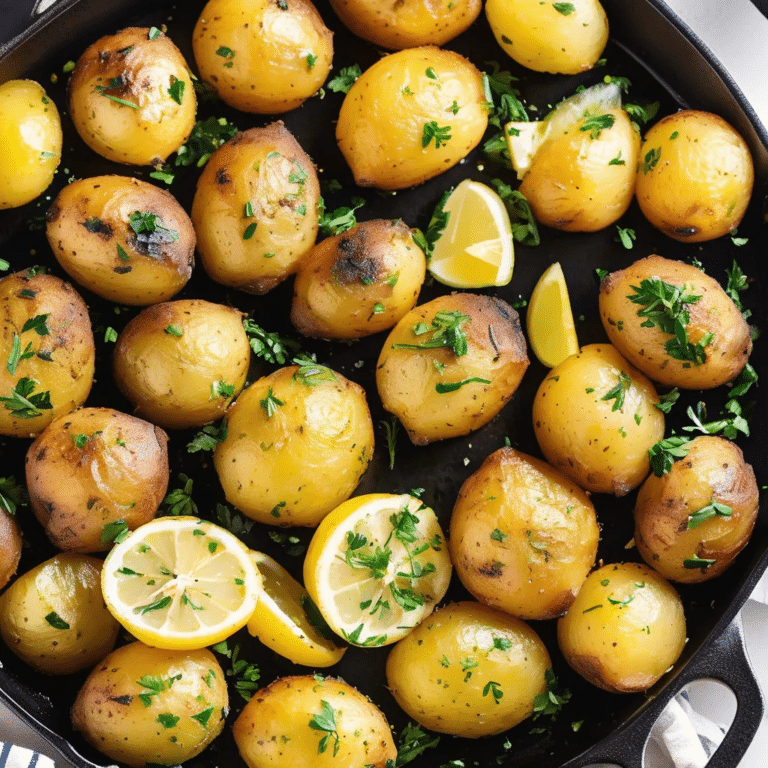 Greek Lemon Potatoes