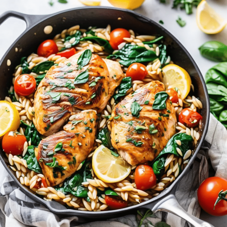 Greek Orzo Chicken