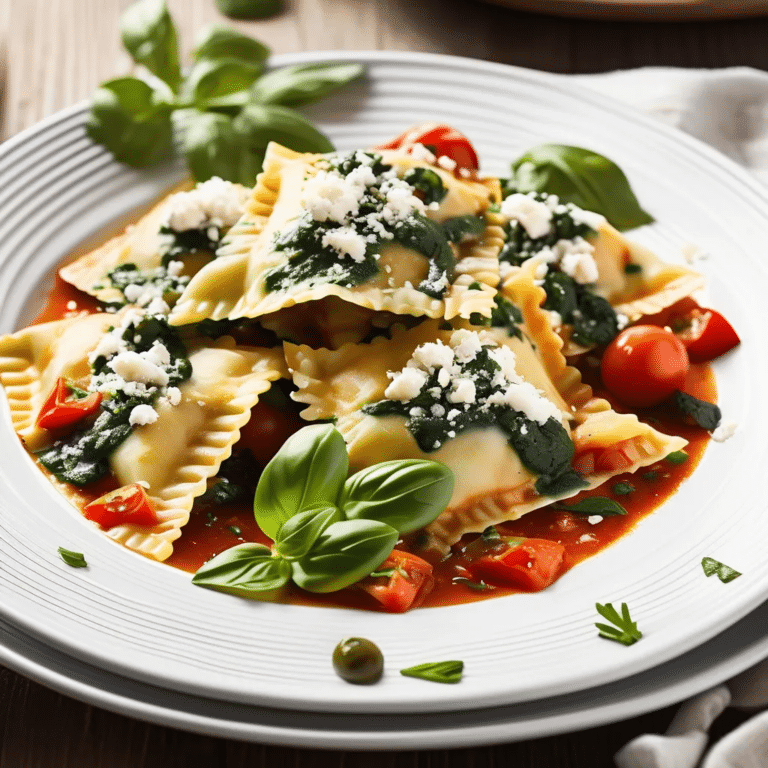 Greek-Style Ravioli