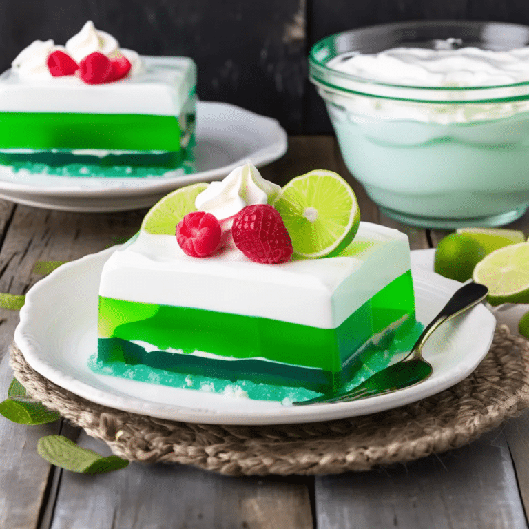 Green Flop Jell-O