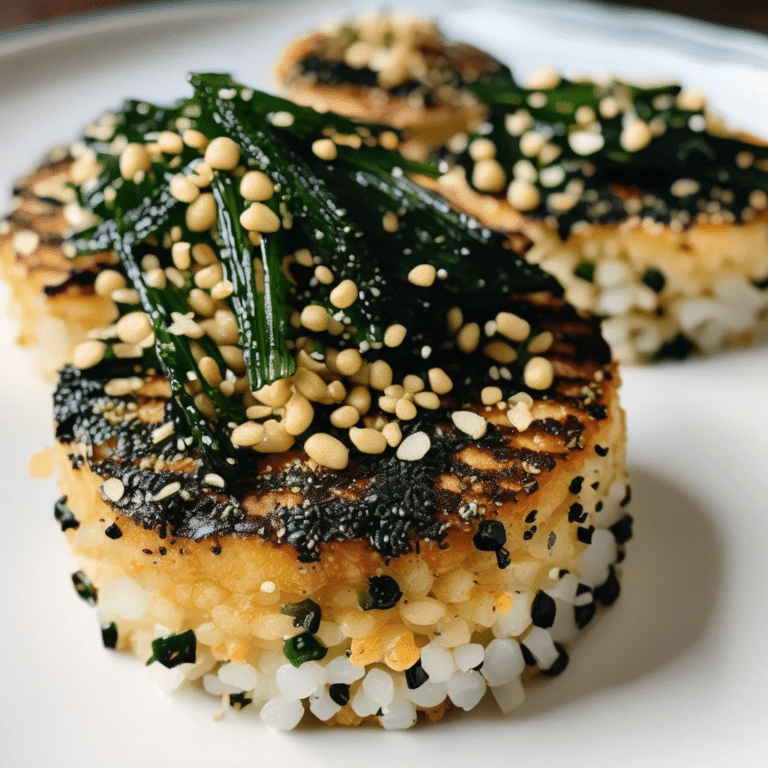 Griddled Rice Cakes With Furikake