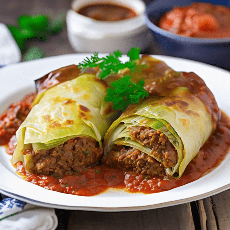Golabki (Stuffed Cabbage Rolls)