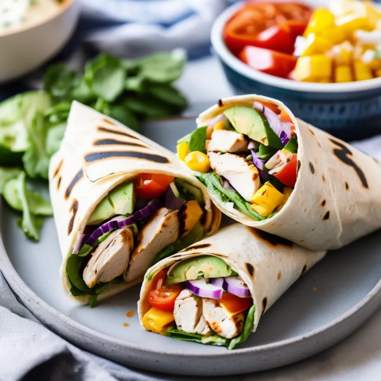 Grilled Chicken Wraps