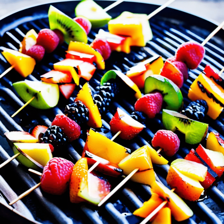 Grilled Fruit Kabobs