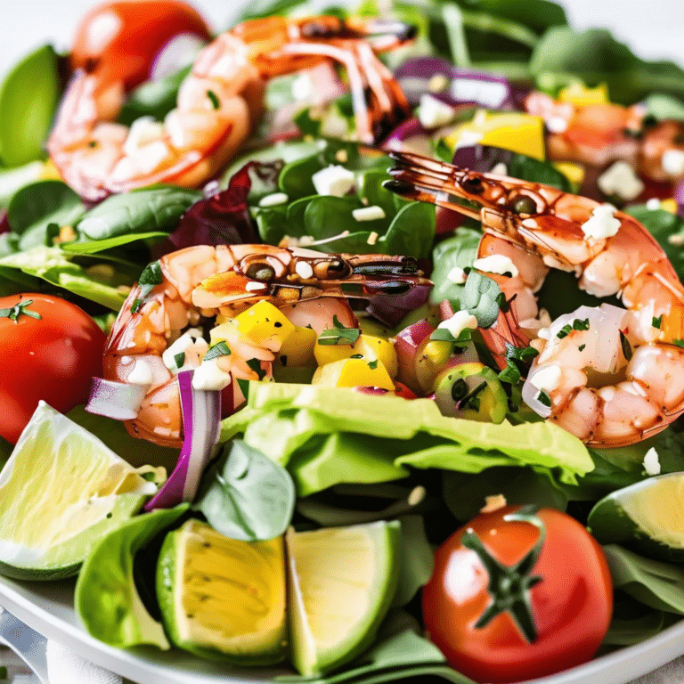 Grilled Shrimp Salad