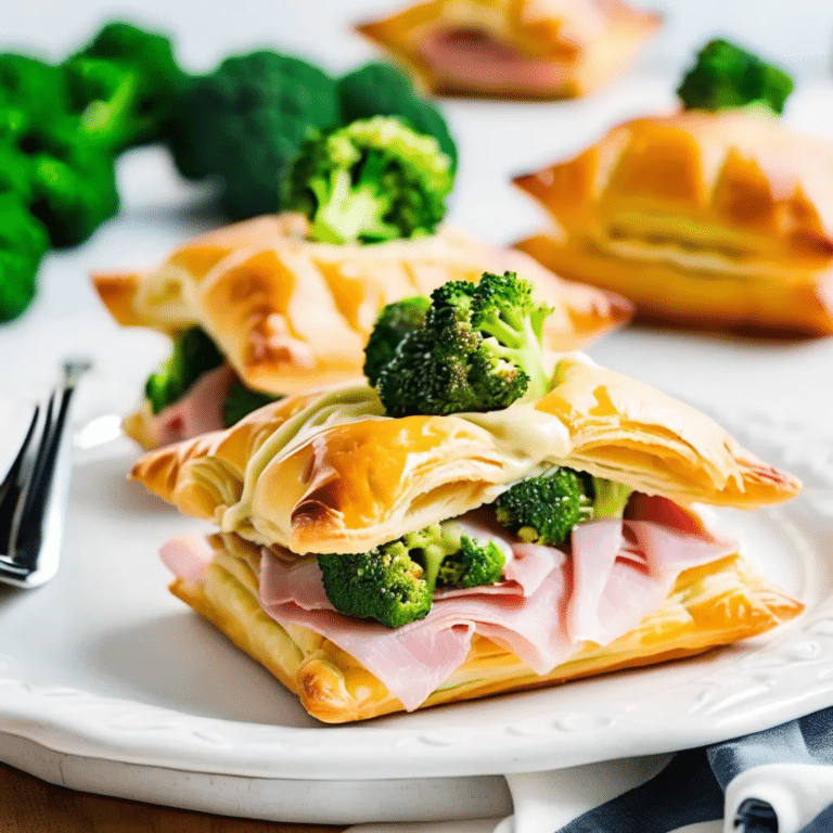 Ham and Broccoli Puffs