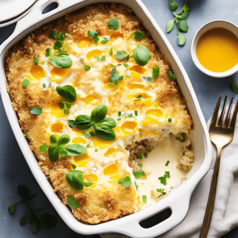 Hard-Boiled Egg Casserole