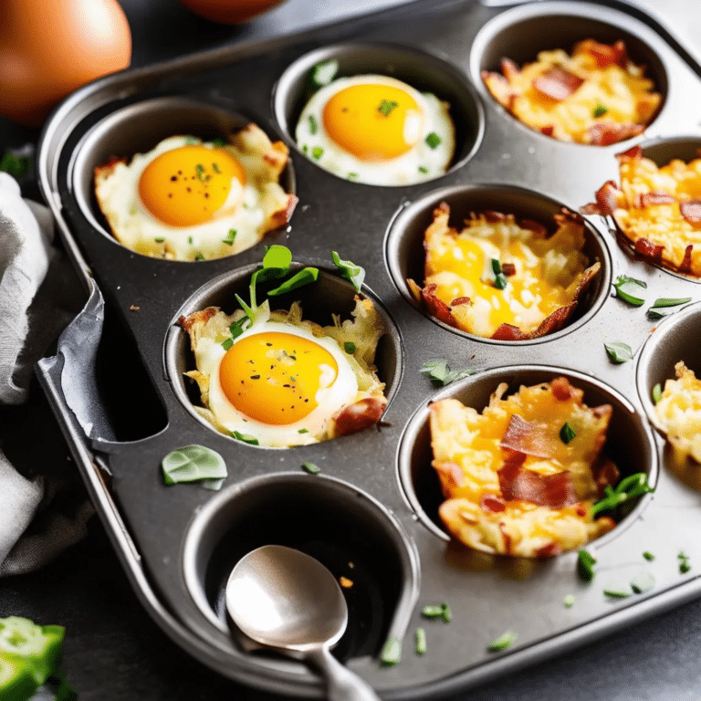 Hash Brown Egg Cups