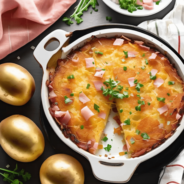 Hash Browns with Ham