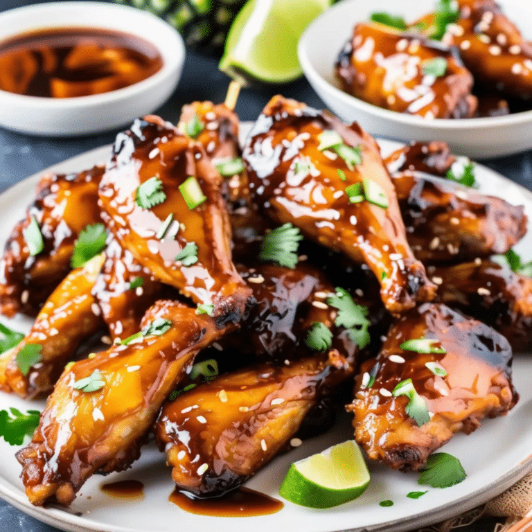 Hawaiian Chicken Wings