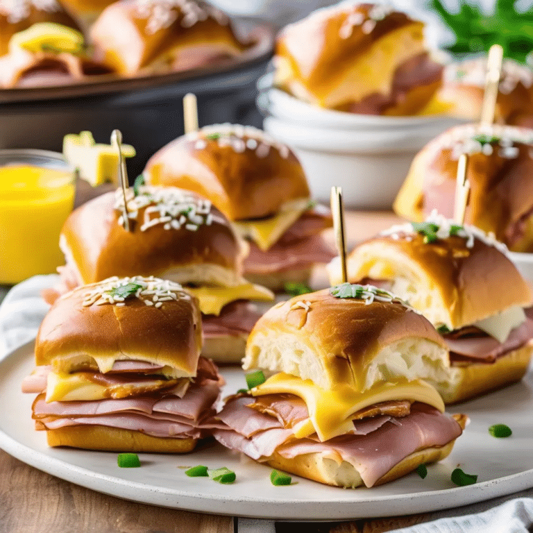 Hawaiian Ham and Cheese Sliders