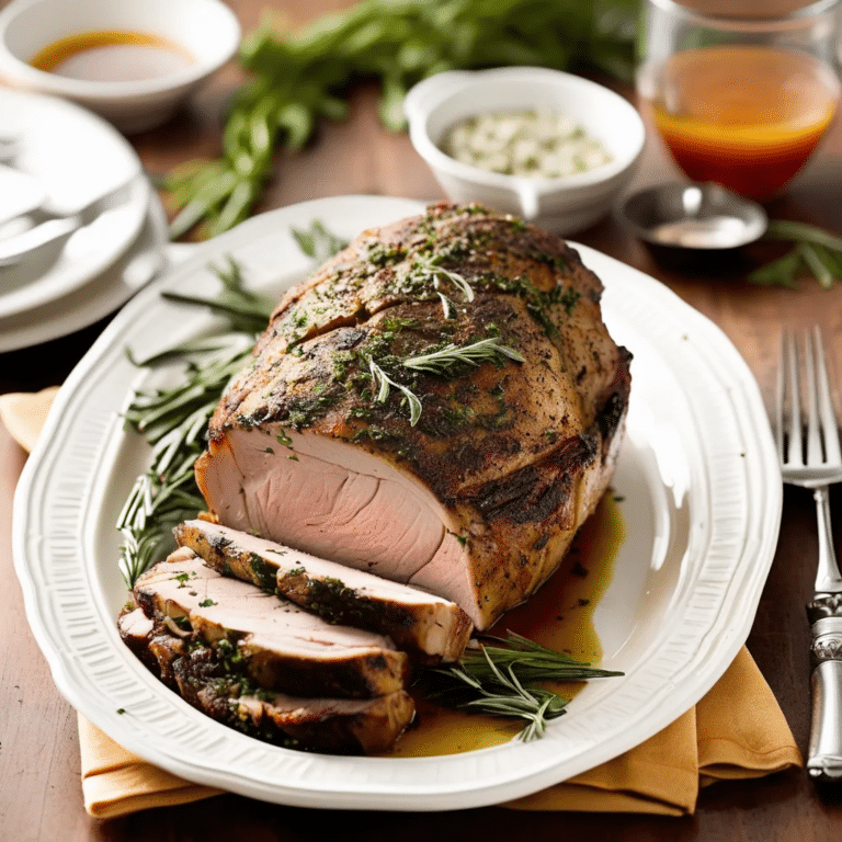 Herb-Rubbed Pork Roast