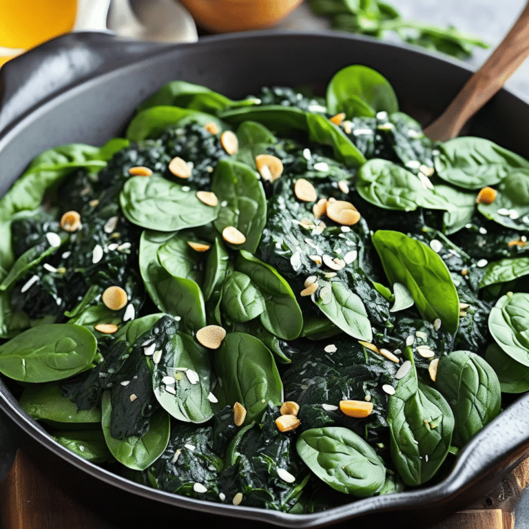 Herbed Baked Spinach