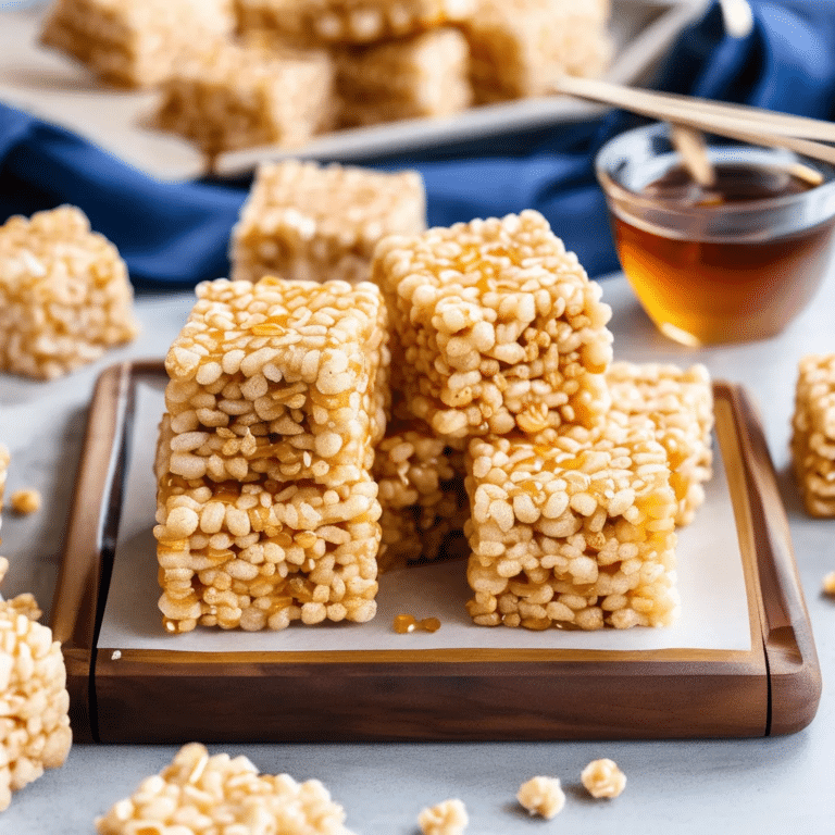 Honey Butter Rice Krispies Tteok Treats
