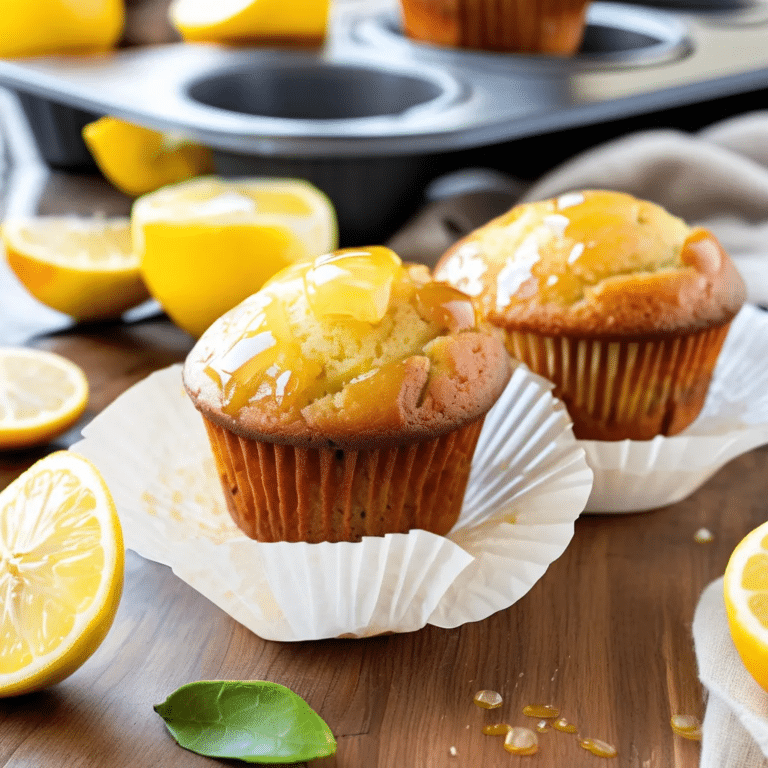 Honey Lemon Muffins