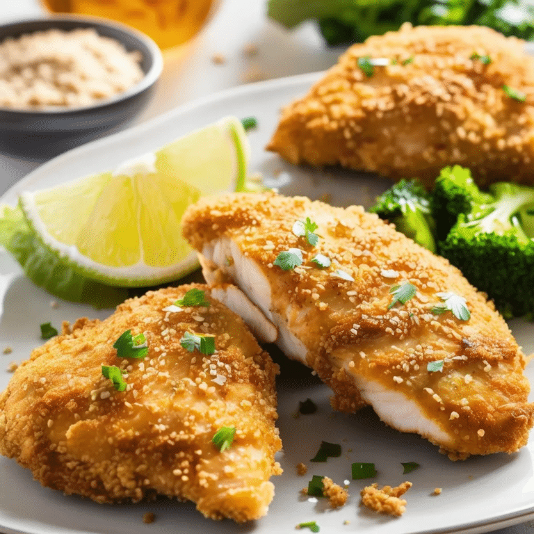 Honey-Mustard Breaded Chicken