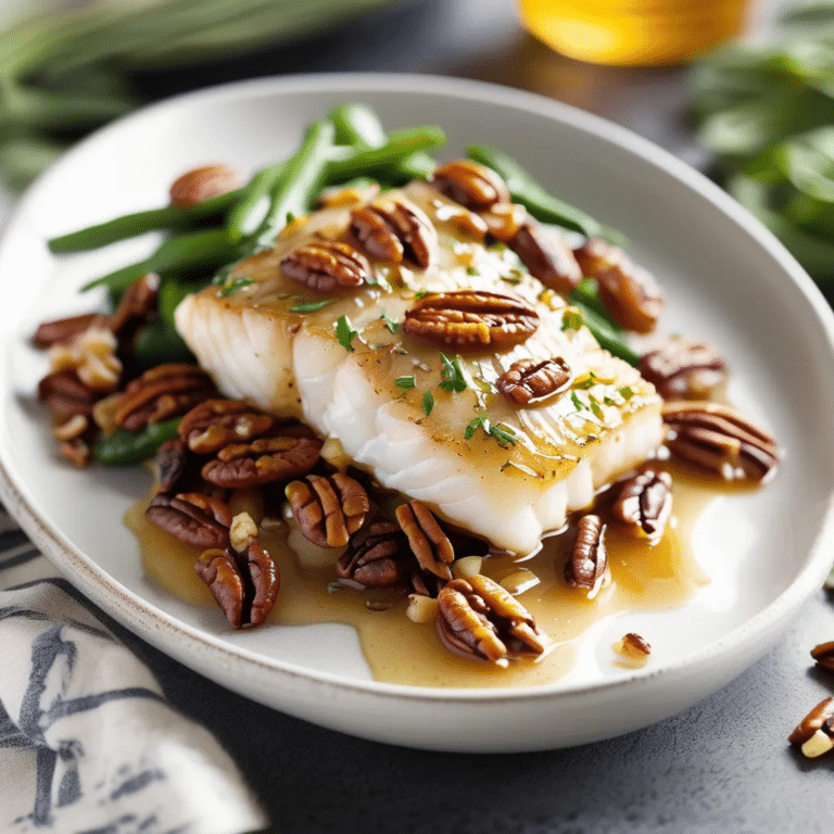 Honey-Pecan Baked Cod