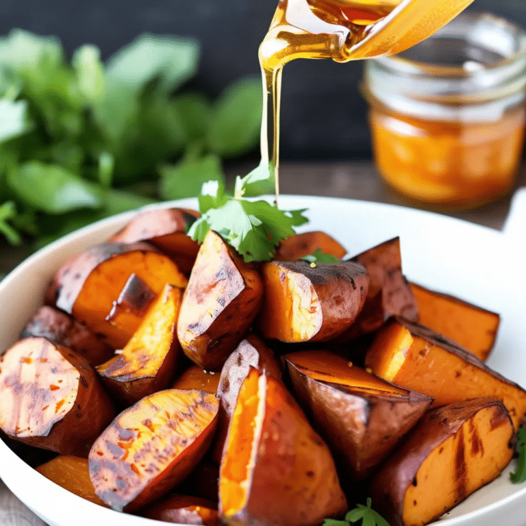 Honey Roasted Sweet Potatoes