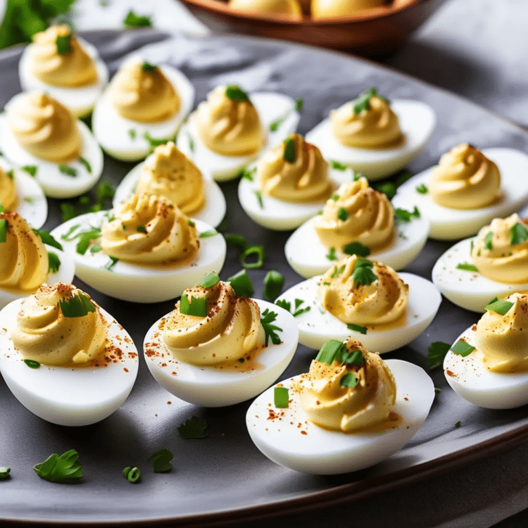 Horseradish Deviled Eggs