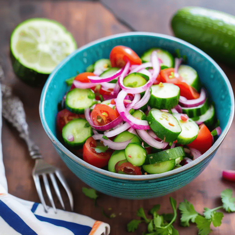 Indian Cucumber Salad