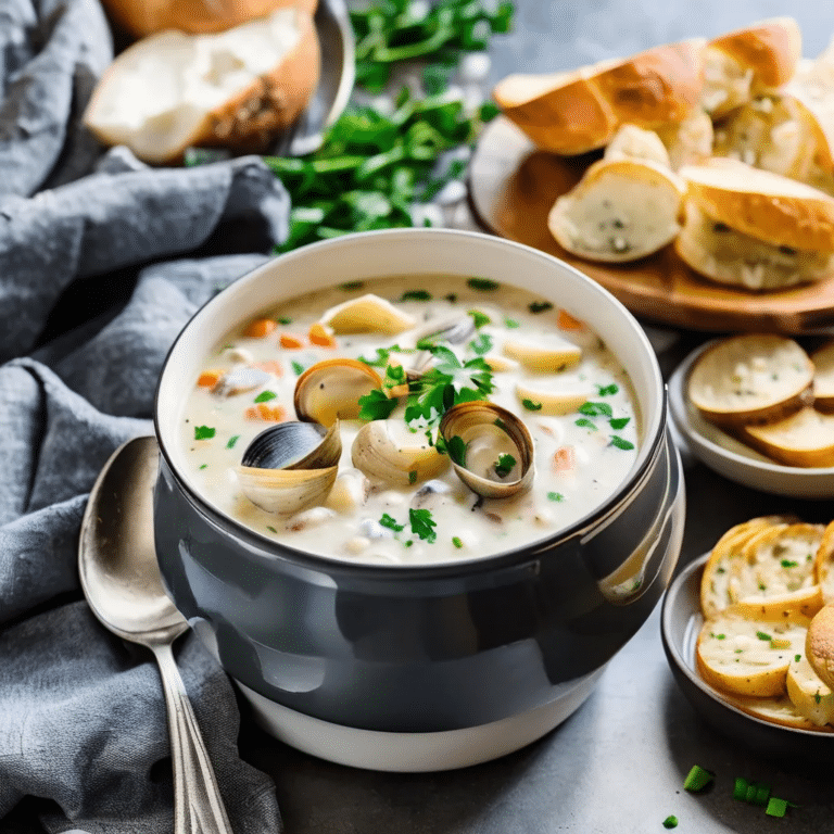 Instant Pot Clam Chowder
