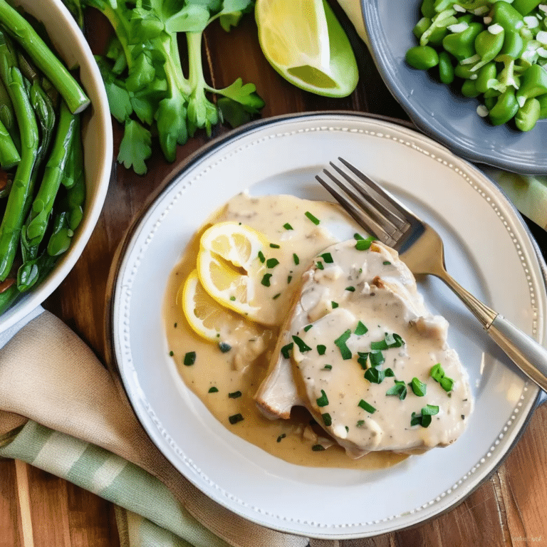 Instant Pot Creamy Pork Chops