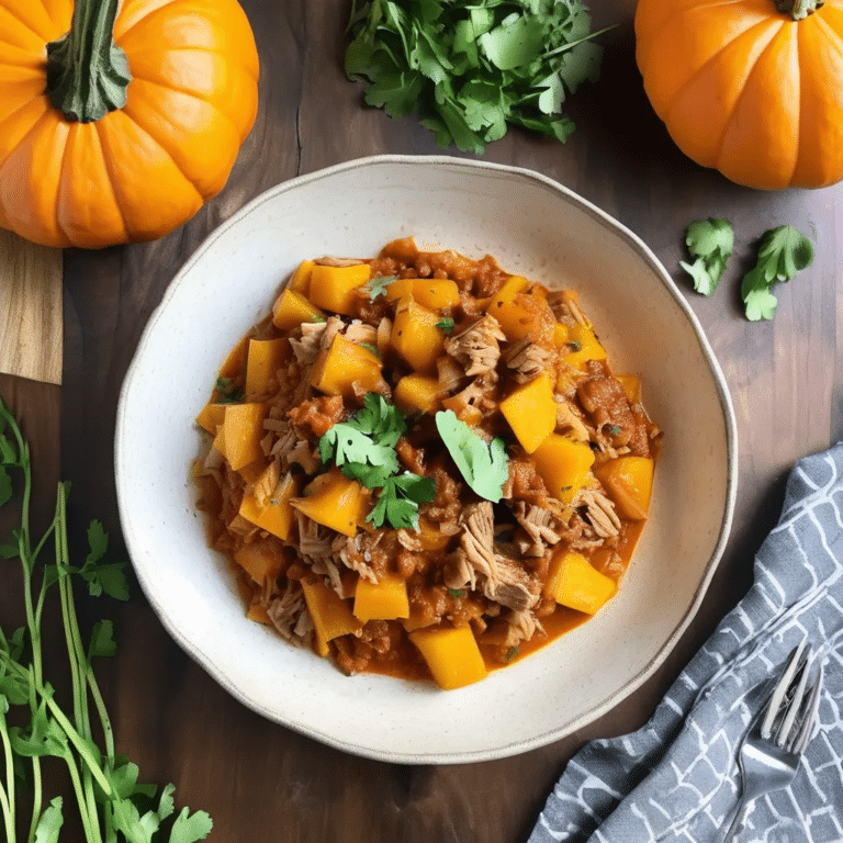 Instant Pot Spicy Pork And Squash Ragu