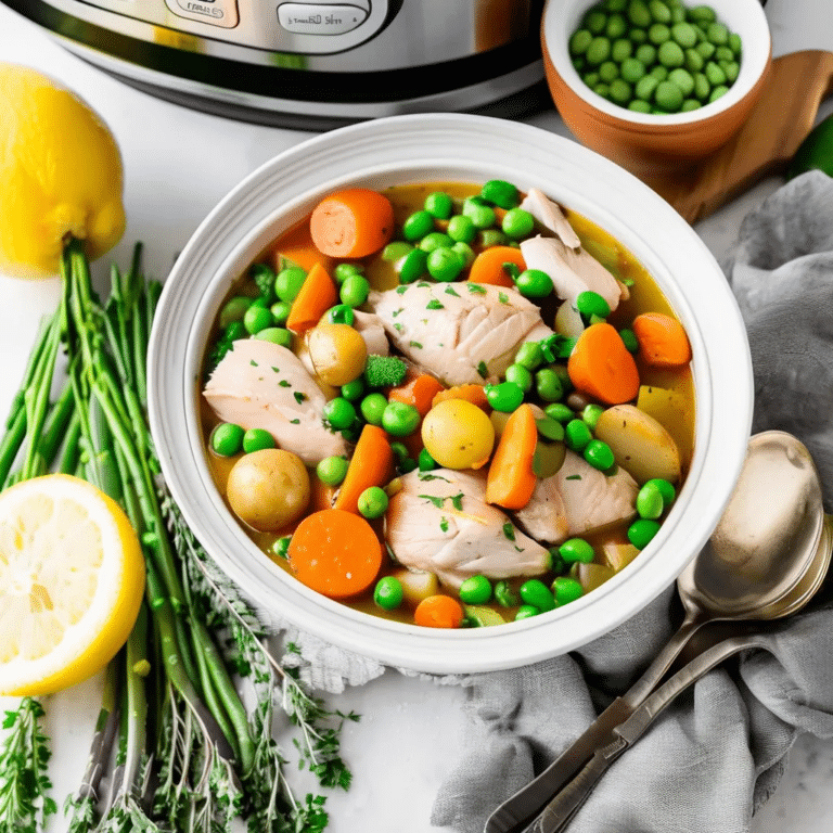 Instant Pot Spring-Thyme Chicken Stew
