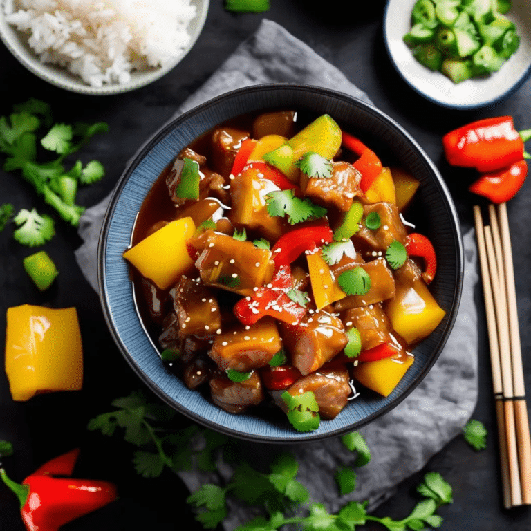Instant Pot Sweet And Sour Pork
