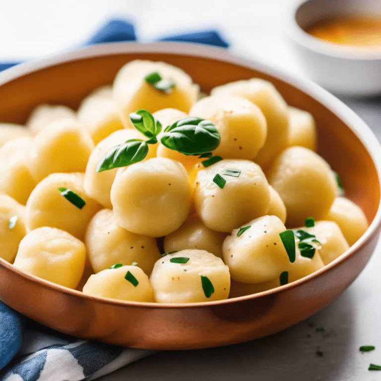 Instant Potato Gnocchi
