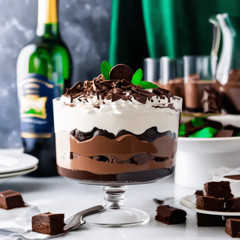Irish Creme Chocolate Trifle