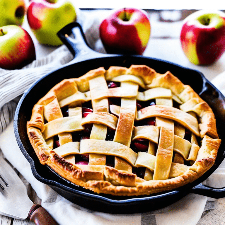 Iron Skillet Apple Pie Recipe