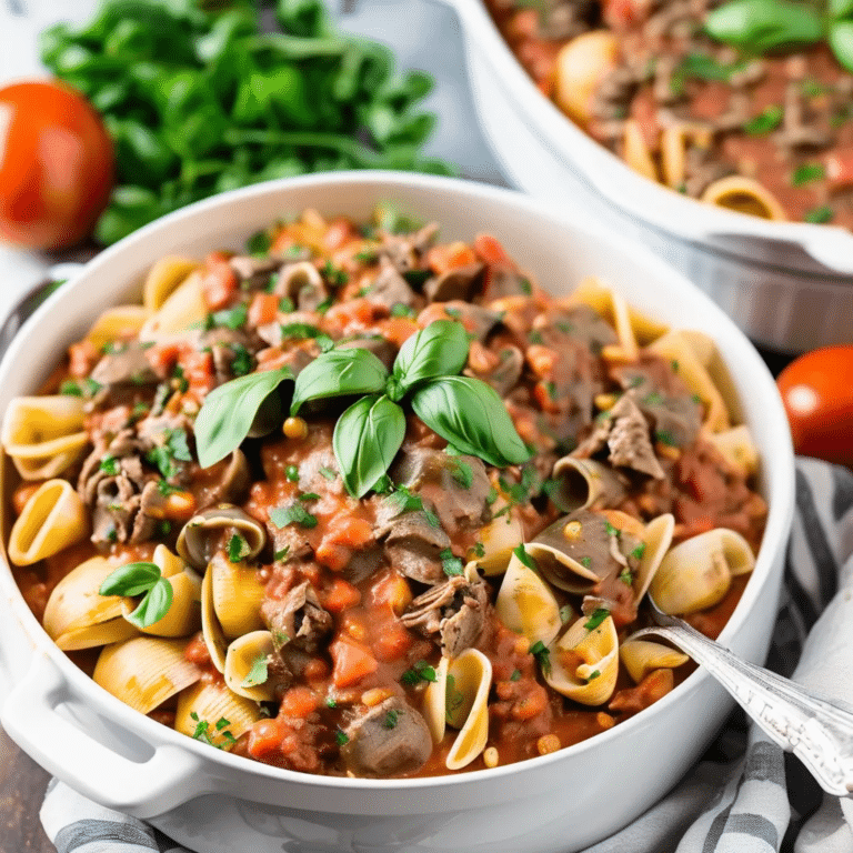 Italian Beef And Shells
