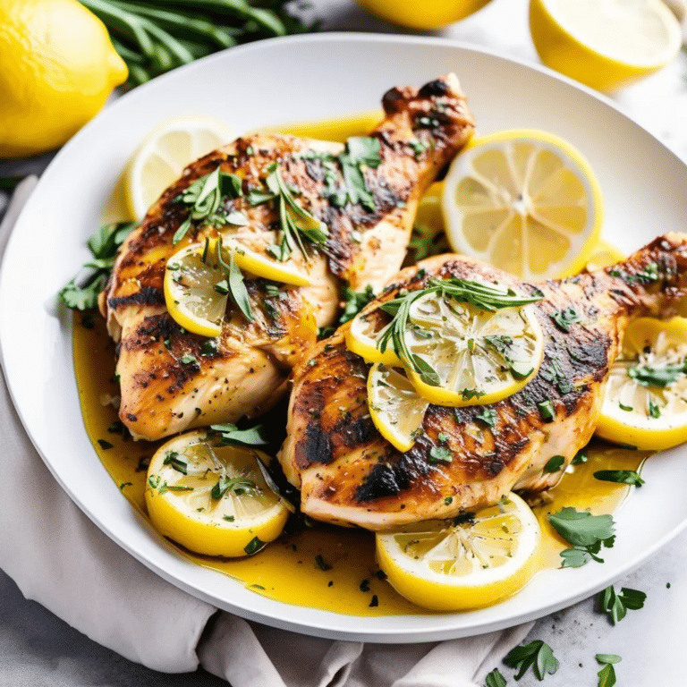 Italian Chicken With Garlic And Lemon