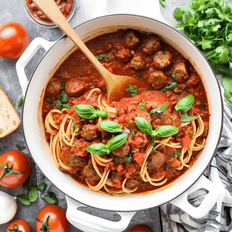 Italian Sausage Spaghetti Sauce