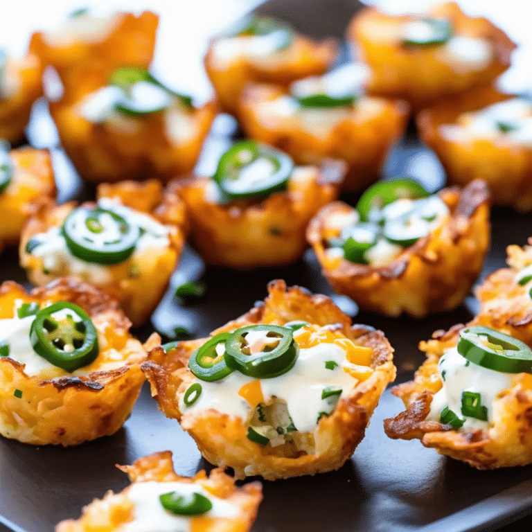 Jalapeno Popper Hash Brown Cups