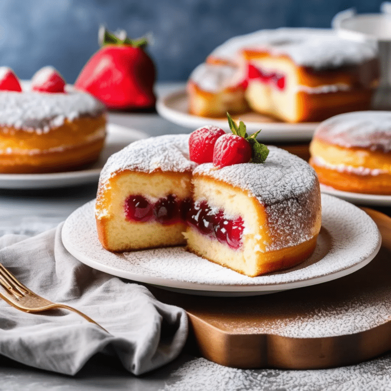 Jelly Donut Cake