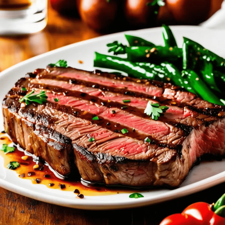 Juicy New York Strip Steak